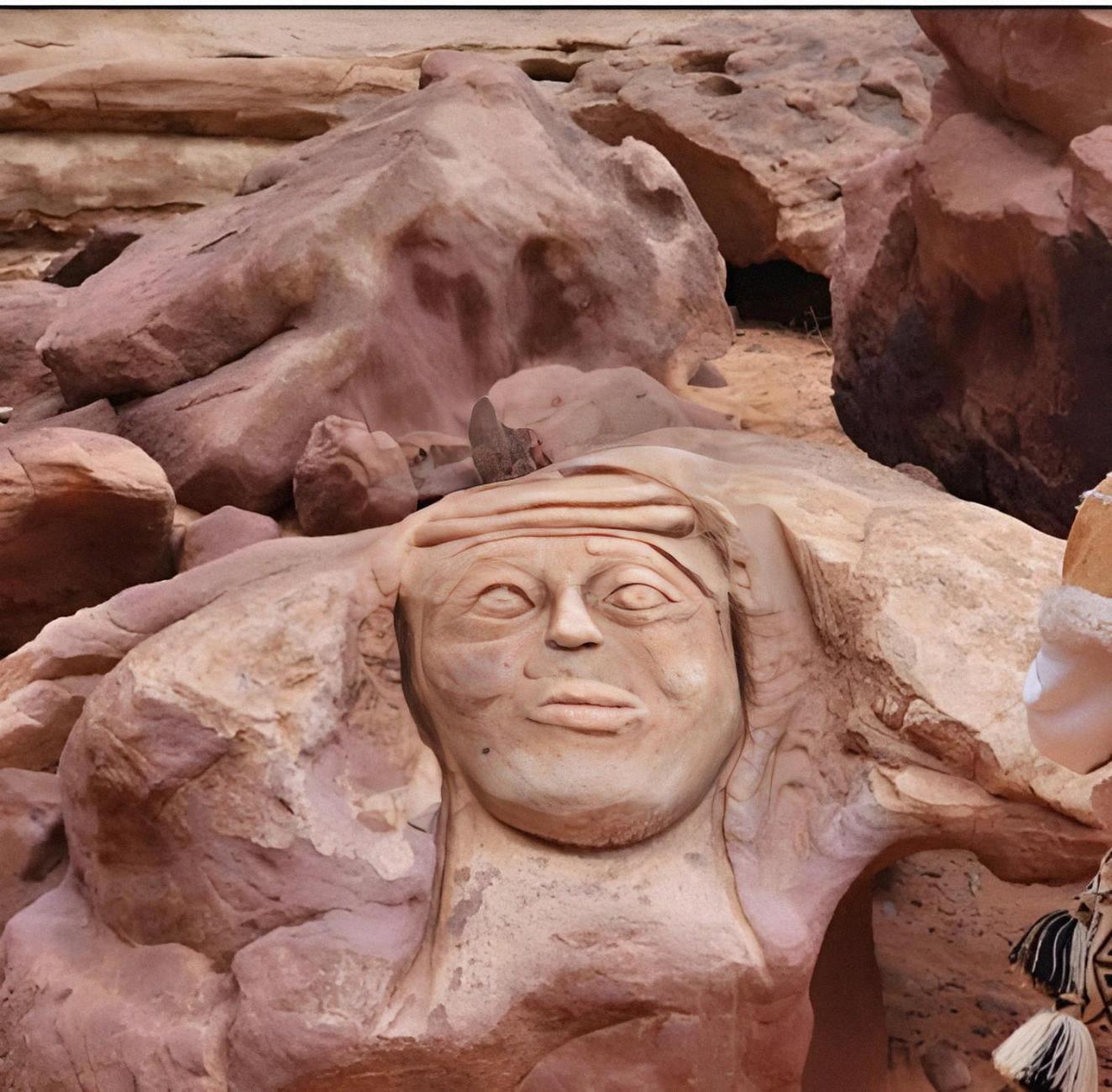 ホテル Wadi Rum Caeser Camp エクステリア 写真